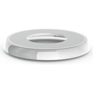 Faluplast 51010 Dækroset enkel, rund, hvid For rør dør. 36-46 mm