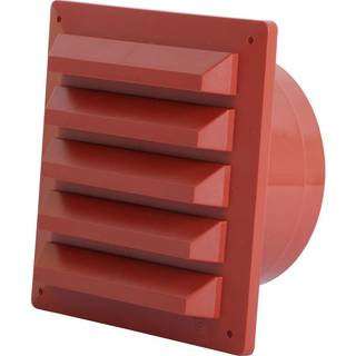 Flexit 117143 Ventilrist til Ø100 mm kanal, med stos Rød
