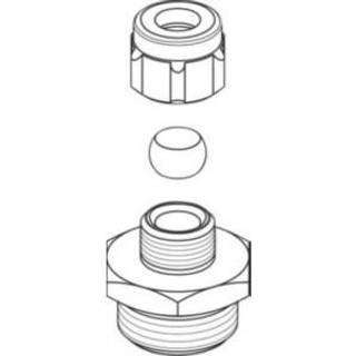 Børma forskruning 1/2" x 8 mm til B7542