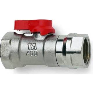 Kuglehane TA 400 m/m 1/2'' m/rød håndtag