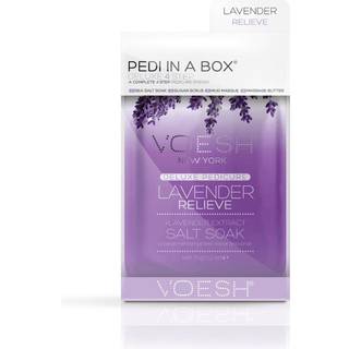 Voesh new york pedi in a box deluxe 4 step lavender relieve 35g