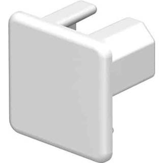 Endestykke 15x15 mm grå ral 7035