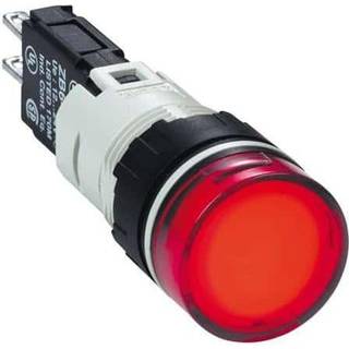 Schneider Lampe ø16 rød  m/led   xb6av4bb