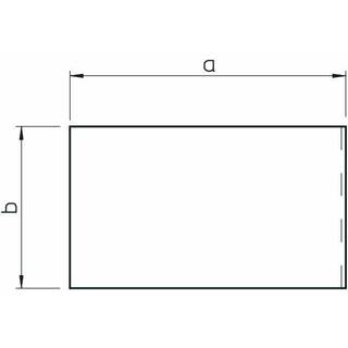 Wdk Endestykke 80X210 Mm Hvid Ral 9010 Obo