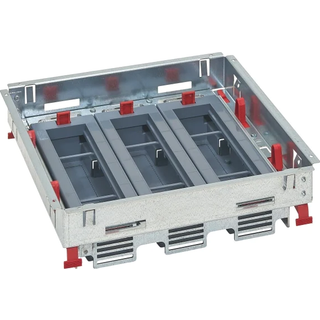 Legrand Gulvboks support flex h. horisontal 3x8m