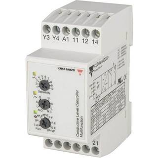 Carlo Gavazzi Niveauforstærkerrelæ 2 - 4 niveauer 230vac din-skinne 2 x 8a relæ b: 36mm