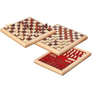 Chess checkers set, wooden box, field 35 mm (2803)
