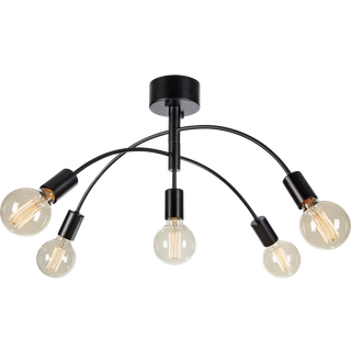 Stor loftlampe Cygnus i metal