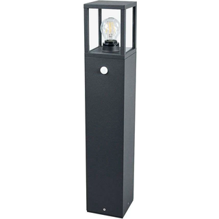 Lucande vejlampe Klemens, 65 cm, sensor, antracit, E27