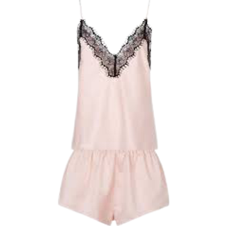 Ann Summers Cerise Cami-pyjamassæt med blonder og SatinX-Large