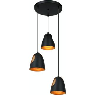 Elda Loftlampe  - Sort og Kobber