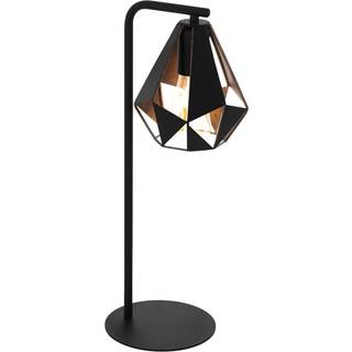 EGLO CARLTON 4 bordlampe, sort/antik kobber
