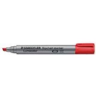 Staedtler LUMOCOLOR FLIP C-MARKER 2-5mm,10 STK rød