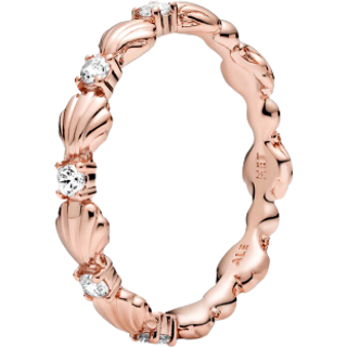 Pandora Ring - Sparkling Seashell - 188946C01 - roségold