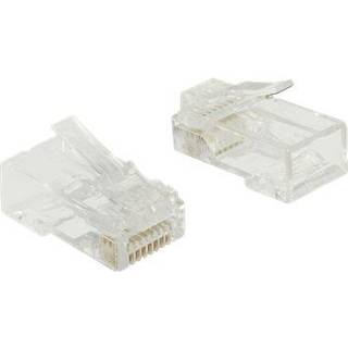 RJ45 crimp+cut Modularstik - Solid/blød Cat 5e UTP - 20 stk.
