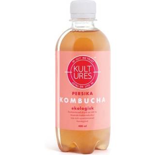 Kultures Kombucha, Fersken, 400 ml