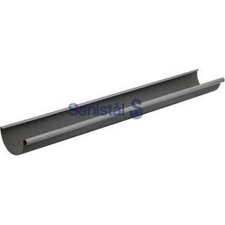 Vmzinc tagrende quartz 12 tommer 333x0,7 mm 1/2 rund meterpris