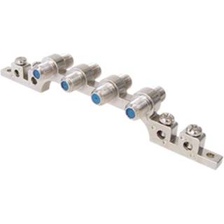 Pro 4-port F-ground block