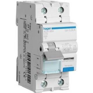 Hager Kombiafbyder c10/0,3/1P+n hi 6ka
