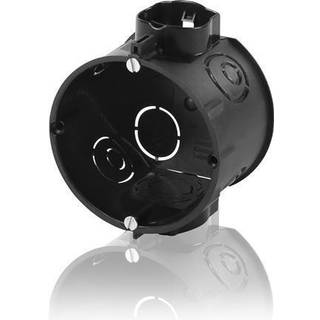 Indmuringsdåse 45 Mm Dyb, M/Skruer Sort Solar