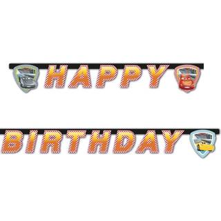 Cars Happy Birthday banner