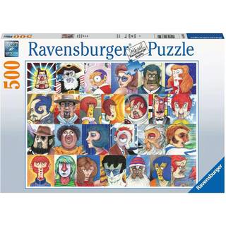 Ravensburger skrifttyper 500 stykker puslespil for voksne - 16830 - Hvert stykke er unik softclick -teknologi betyder stykker passer perfekt samm