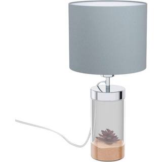Outlet: EGLO Lidsing Bordlampe Til E27 H48 i Grå/Natur