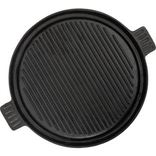 Støbejerns Grill og Stegeplade Rund 36 cm.