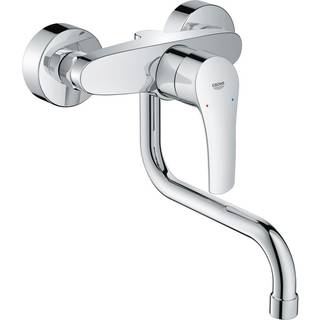 GROHE Eurosmart køkkenarmatur til væg, 216 mm fremspring, krom