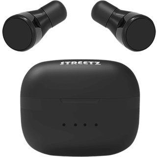 Streetz True Wireless Headset med opladningsetui - hvid