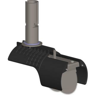 Rottespærre PA6 universal Ø100mm i nylon/rustfri stål