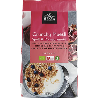Crunchy Mysli granatæble & spelt Økologisk - 450 gram