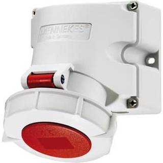 Mennekes Cee vægudtag, 32A 4p3h380-440v ip67