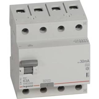 Legrand RX³ RCCB fejlstrømsafbryder 63A 4pol 30mA type-A 4M 10KA