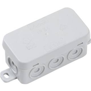 Samledåse E126, 75 x 37 x 40 mm, med udv. befæst., grå, IP54