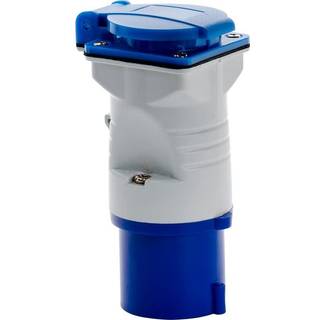 Gelia Overgangsadapter, fra CEE 216-6 til Schuko 230V