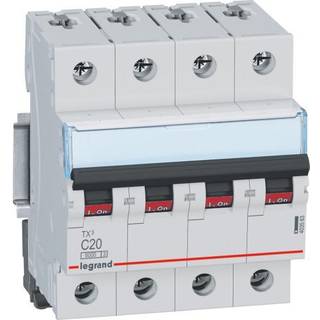 Legrand RX³ MCB automatsikring C10 4pol 4M 6000A