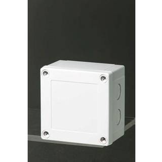 Fibox Kasse 100x100x60 poly,grå dæks.
