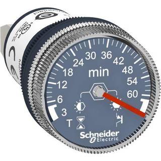 Schneider Timer ø22 fors, tiltr, pnp 3-60m 24vdc