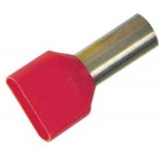 Iso. Twin-Terminalrør 2X1Mm² L8 Rød Elpress