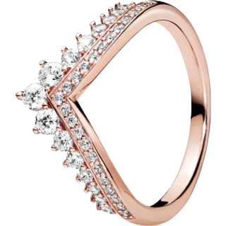 Pandora Ring - Princess Wishbone - 187736CZ - roségold