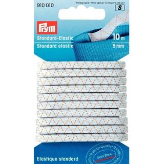 Standard Elastic Gummi weiß 5mm 10m - Weiss