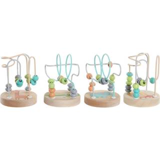 Træspil DKD Home Decor Træ Multifarvet 4 Dele 9 x 9 x 12 cm