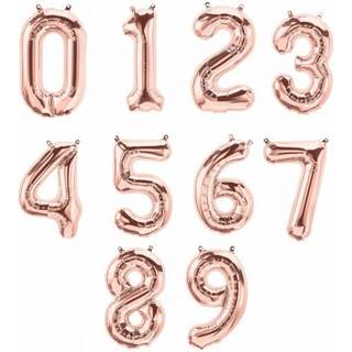 Folieballon Rose Gold 3, 86 cm