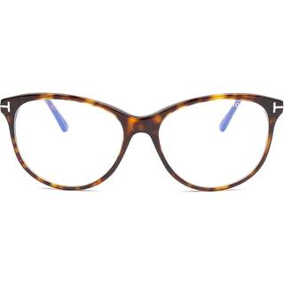 TOM FORD Kvinde FT5544-B 052 Optiske stel Acetat Havana Cat Eye Normal