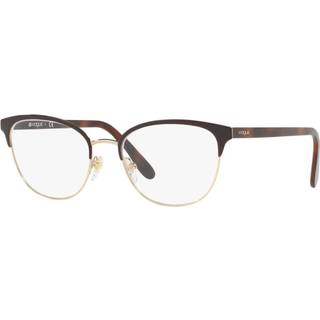 VOGUE EYEWEAR Kvinde VO4088 997 Optiske stel Metal Brun Transparent Rund Normal