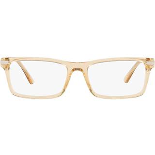 Prada Mand PR 03YV 01N1O1 Optiske stel Plast Transparent brun Firkantet