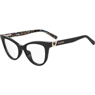 Moschino Kvinde MOL576 807 Optiske stel Acetat Sort Cat Eye