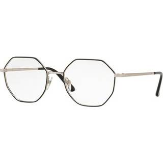 VOGUE EYEWEAR Kvinde VO4094 323 Optiske stel Metal Sort Transparent Geometrisk Normal
