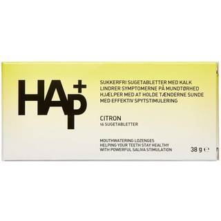 HAp+ sugetabletter citron, 37 stk./ 100 gr.